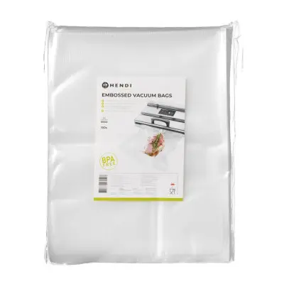 Reliéfní vakuové sáčky - 100 ks, HENDI, 100 ks, 300x400mm | 971413